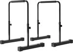HOMCOM Dip Barren Bars 2er Set Rutschfest Dip Station 80-100 cm...