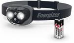 Energizer Midnight Black LED‑Stirnlampe mit Smart‑Dimming‑Technologie