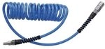 ewo Druckluft-Spiralschlauch Polyurethan, DN 7,2 Kupplung und Stecker,...