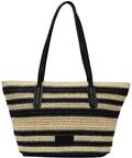 SEIDENFELT Damen-Shopper SAVONLINNA ultra-light (Natur-Black)