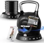 NEOLYMP Kettlebell Set 1,5-10 kg - 7-in-1 Kettlebell verstellbar f&uuml;r