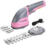 WORKPRO Gartenschere Akku 3,6V, handliche Grasschere und Strauchschere elektrisch mit
