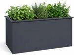 Hochbeet Pflanzbeet | Kr&auml;uter- und Gem&uuml;sebeet Metall verzinkt | 850 Liter...