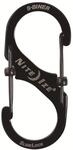 Nite Ize Karabiner S-Biner SlideLock Gr. 3 Doppelhaken, Schwarz, 3
