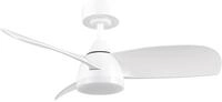 Reality Leuchten LED Deckenventilator mit Beleuchtung Helsinki R62732131,...