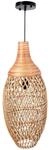 VIVANNO Deckenlampe Deckenleuchte Rattan CALANTE 25x60 cm bambus