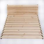 TUGA - Holztech metallfreier Zirben Rollrost Lattenrost Naturholz bis 300kg