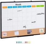 VEVOR Kombitafel Kork Pinnwand & Magnettafel 90 x 60 cm, 2 in 1 Memoboard Kombiboard,