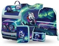 Baagl Schulranzen Jungen M&auml;dchen Set 5 Teilig (Zippy Schultasche f&uuml;r 1. Klasse,