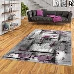 Pergamon Designer Teppich Samba Modern Purple Urban in 5 Gr&ouml;&szlig;en