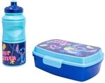 STOR Stitch Pausenset - Rechteckige Brotdose und 380ml Sportflasche - Kinder Schulset
