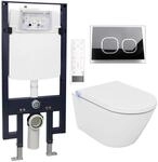 WC-Komplettpaket 18: Bernstein Dusch-WC Pro + 1102 und Soft-Close Sitz mit