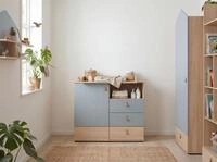 Arthur Berndt Premium Wickelkommode mit Soft-Close & edlen Ledergriffen &ndash;