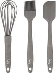 Lurch Flexi Starter Tools 3er Set, Teigschaber, Pinsel, Schneebesen, backen,