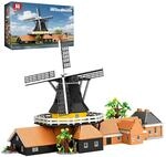 Reobrix 55019 Niederl&auml;ndische Windm&uuml;hle Architektur Klemmbausteine Erwachse