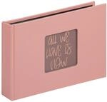 walther design Mini-Fotoalbum f&uuml;r 36 Fotos 10x15 cm Fun peach Fuzz MA-353-PF