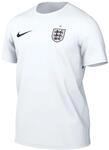 England Primary Nike Dri-Fit Fu&szlig;ball-T-Shirt F&uuml;r Herren, White/Obsidian,