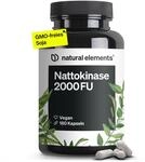 natural elements Nattokinase &ndash; 180 hochdosierte Kapseln je 100mg (20.000...