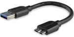 StarTech.com 15cm schlankes SuperSpeed USB 3.0 A auf Micro B Kabel - St/St - USB 3.0