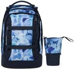 Satch Pack Schulrucksack Set 2tlg. inkl. Pencil Slider (Blurry Sky)