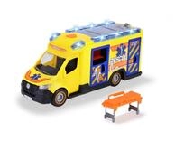 Dickie Toys &ndash; Mercedes-Benz Sprinter Ambulance 34,5 cm, Krankenwagen Spielzeug f&uuml;r