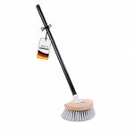 BawiTec Fensterwascher Qualit&auml;ts Waschb&uuml;rste Halbmond Form 20cm mit Stiel...
