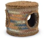Karlie Kokosnussseil Tonne, Nagerspielzeug, Kokosnuss/Holz, Natur/Mehrfarbig,