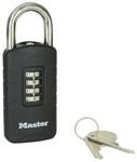 Master Lock 656EURDBLK Zahlensschloss mit Sicherheitsnotschl&uuml;ssel f&uuml;r den