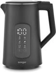 SEEGER Wasserkocher - 1,7L - mit Temperatureinstellung 40-100&deg;C - BPA Frei - LED