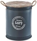 Kobolo W&auml;schebeh&auml;lter LOFT Gr. L | &Oslash; 40 cm H: 52 cm | anthrazit 