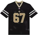 New Era NFL New Orleans Saints Mesh T-Shirt Herren & Damen Schwarz Gr. L