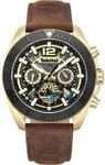 Timberland Marshfield Uhr f&uuml;r Herren in der Farbe Braun mit Armband aus Leder