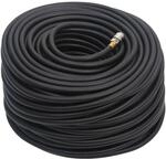 vidaXL Hybrid-Luftschlauch Schwarz 0,6" 50 m Gummi und PVC