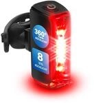 Fischer Fahrrad LED-Akku R&uuml;cklicht Twin Stop, mit 360&deg; Bodenbeleuchtung f&uuml;r mehr