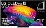 LG OLED65C6ELB TV 65 Zoll (165 cm) 4K OLED evo AI TV (&alpha;11 Gen3 4K AI Prozessor,