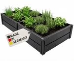 NYVI Hochbeet NYVIGreen L 158x82x31cm 336 Liter - Kunststoff Kr&auml;uterbeet f&uuml;r