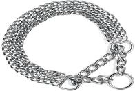 TRIXIE Zug-Stopp-Kettenhalsband Gr&ouml;&szlig;e L&ndash;XL: Halsumfang 55 cm/2,5 mm in silber -