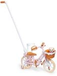 BABY born Fahrrad mit Lucky, Puppenfahrrad mit Korb, Lenkstange und Stickern