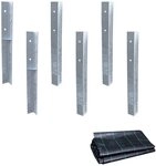Wickey SolidLock Winkelanker aus feuerverzinktem Stahl f&uuml;r Spielt&uuml;rme,...