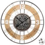Atmosphera Lana Uhr, Metall & Holz, Durchmesser 90 cm