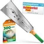 GR&Uuml;NTEK FUGU Japans&auml;ge Ryoba 300 mm &ndash; Japanische S&auml;ge, Pull saw, Holz,...