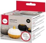 Rayher Silikon Gie&szlig;form 3D-K&uuml;rbis, H 8,5 cm, Durchmesser 10 cm, F&uuml;llmenge 260 ml,