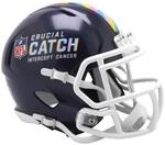 NFL Crucial Catch 2024 Intercept Cancer Mini Helm Speed Footballhelm