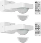Oktaplex Tea Infrarot Bewegungsmelder mit Fernbedienung IP65 Bewegungsmelder...