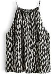 OPUS Damen Blusentop | Neckholder Top aus ECOVERO&trade; Viskose Regular Fit Black,...