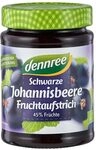 dennree Schwarze-Johannisbeeren-Fruchtaufstrich (340 g) - Bio