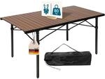 Skandika Campingtisch Maikku | Alu Klapptisch gro&szlig;, 140 x 70 x 70 cm,...