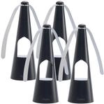 Casativo 4er-Set 2-Fl&uuml;gel Insektenwedler mit LED-Beleuchtung, Batterie & USB: