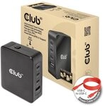 Club3D CAC-1917 Reise-Ladeger&auml;t 140W GaN-Technologie, USB Typ-A(1x) und...