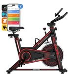 FunLife C1 Heimtrainer Fahrrad & Ergometer &ndash; Leises Indoor Bike/Spinning Bike